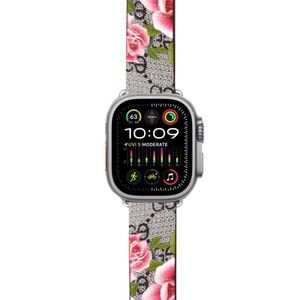 Apple Watch Ultra 2 Pink Floral Designer Band